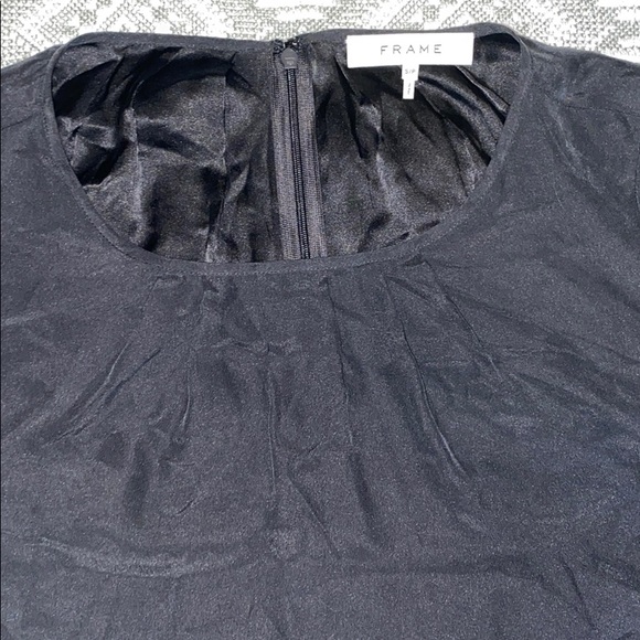 FRAME 100% Silk Long sleeve - Noir - Picture 5 of 9